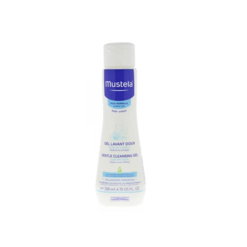 Mustela Gel Lavant Doux Corps Cheveux 200ml | Kermatone