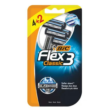 Bic Flex 3 - Rasoir confortable et doux | Kermatone