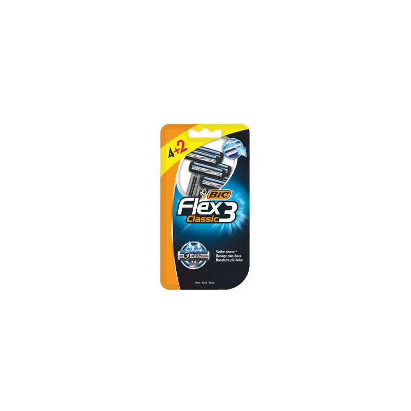 Bic Flex 3 - Rasoir confortable et doux | Kermatone