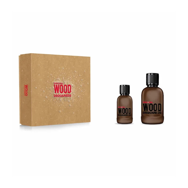 DSQUARED2 Eau de parfum Original Wood Spray Coffret 2 Produits - 100 ml