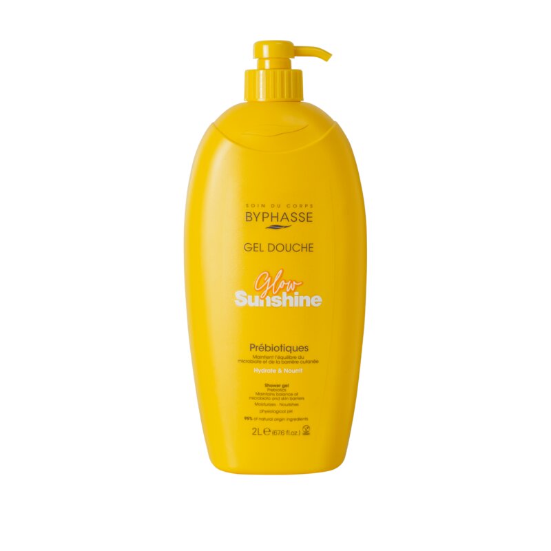 BYPHASSE Gel de douche Glow Sunshine Prébiotique - 2000 ml