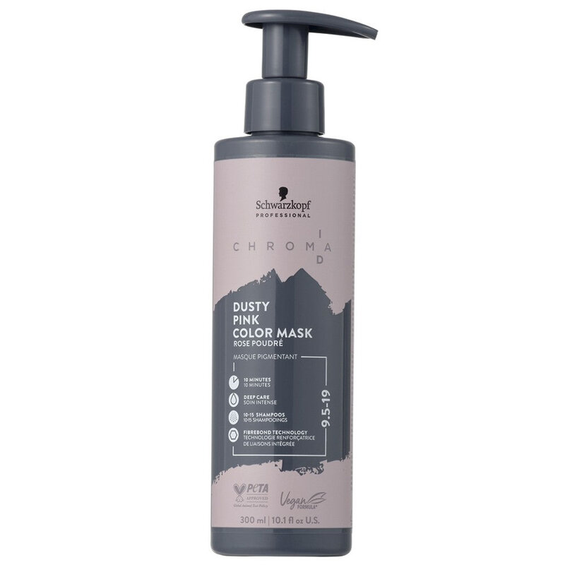 Schwarzkopf Masque Chroma Id Bonding Color 9,5-19 Rosa Empolvado - 300 ml