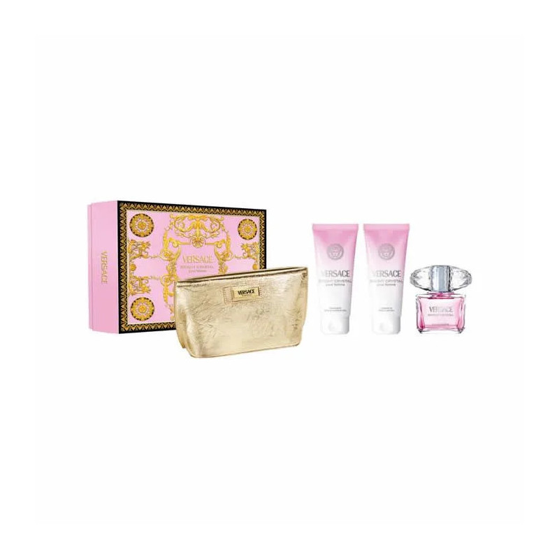 Versace Eau de toilette Bright Crystal Pour Femme Spray Coffret 4 Produits - 90 ml