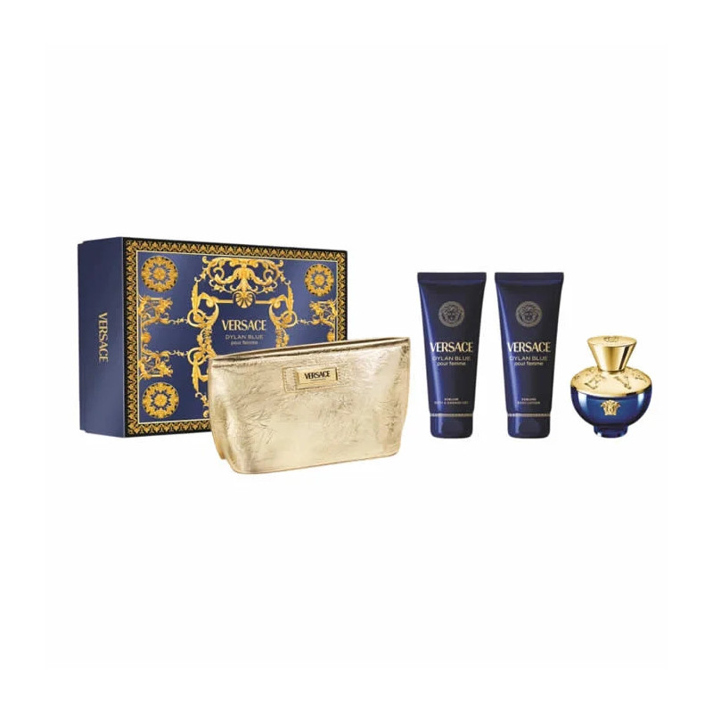 Versace Eau de parfum Dylan Blue Pour Femme Spray Coffret 4 Produits - 100 ml