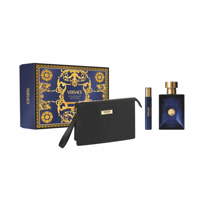 Versace Eau de toilette Dylan Blue Pour Homme Spray Coffret 3 Produits - 100 ml