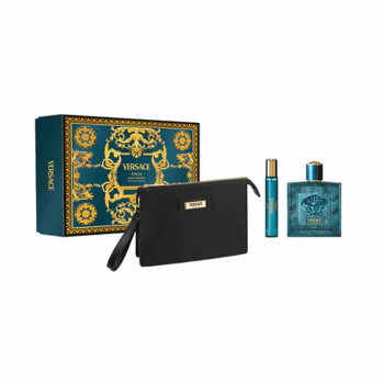 Versace Eau de parfum Eros Pour Homme Spray Coffret 3 Produits - 100 ml
