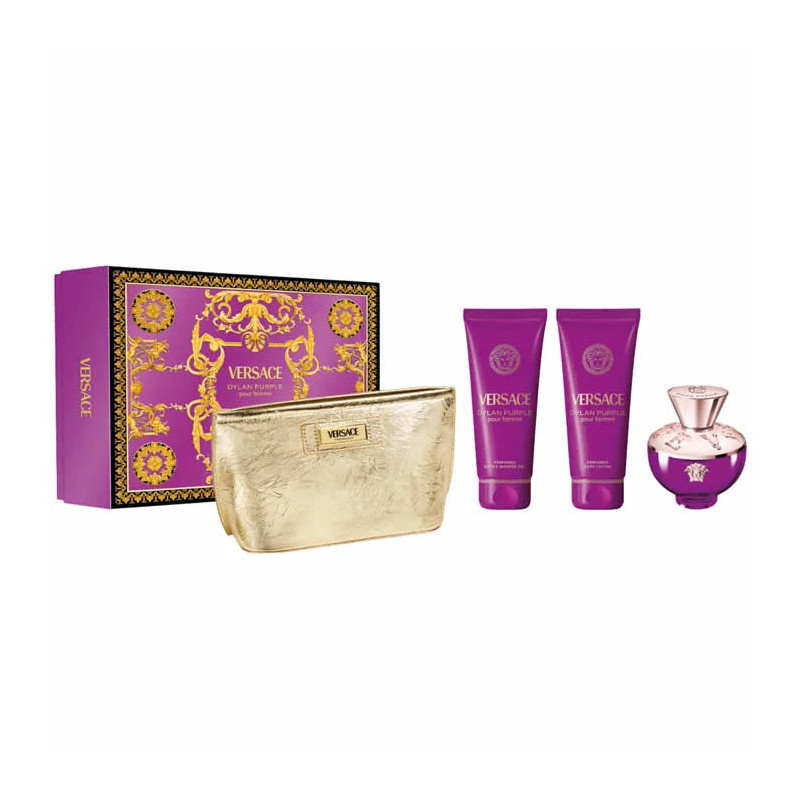 Versace Eau de parfum Dylan Purple Pour Femme Spray Coffret 4 Produits - 100 ml