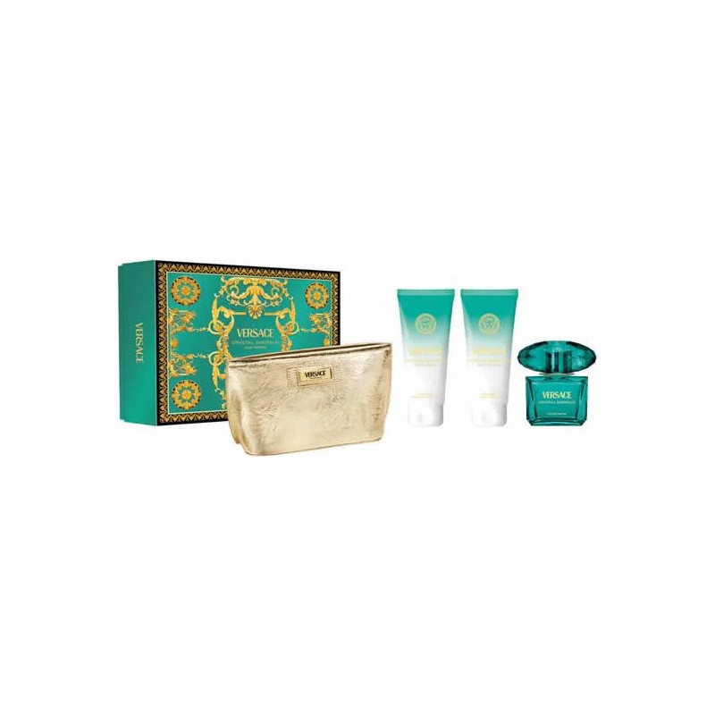 Versace Eau de parfum Crystal Emerald Pour Femme Spray Coffret 4 Produits - 90 ml