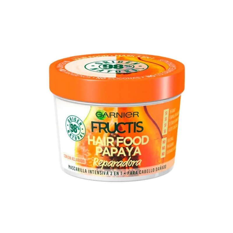 Découvrez Garnier Fructis Hair Food Papaya 390ml - Kermatone