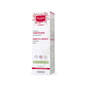 Mustela Crème Prévention Vergetures Action 3 en 1 - 150 ml