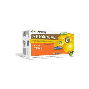 Arkopharma Gelée Royale Arkoreal 2500 mg Bio - 20 Ampoules
