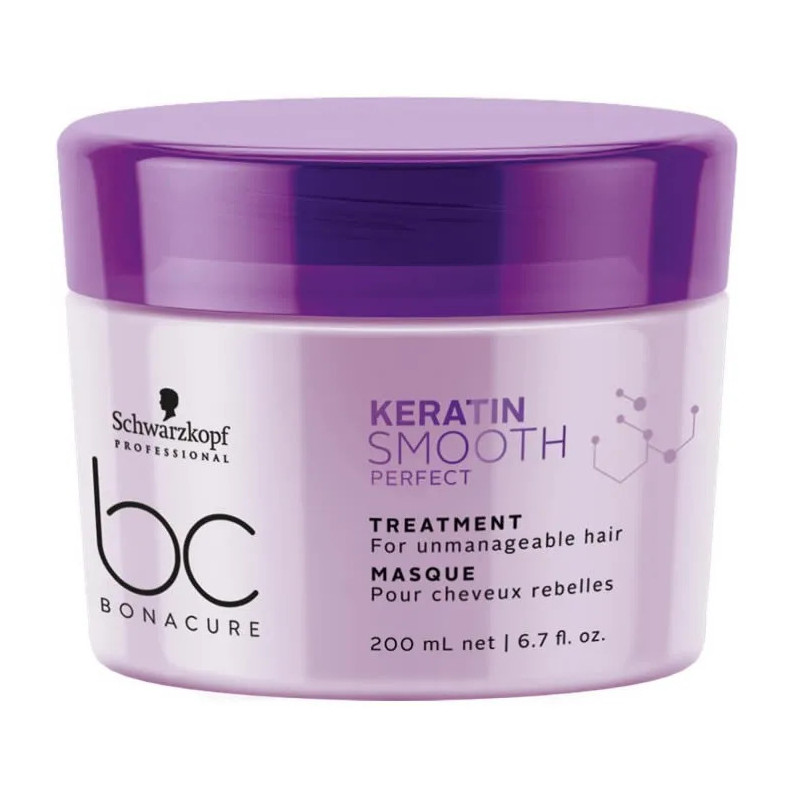 Schwarzkopf Keratin Smooth Perfect Masque Cheveux Rebelles - Kermatone