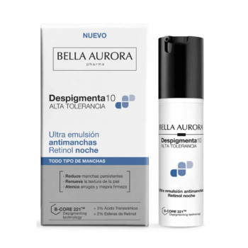 Bella Aurora Émulsion Despigmenta10 Ultra Anti-Taches Nuit Rétinol - 30 ml