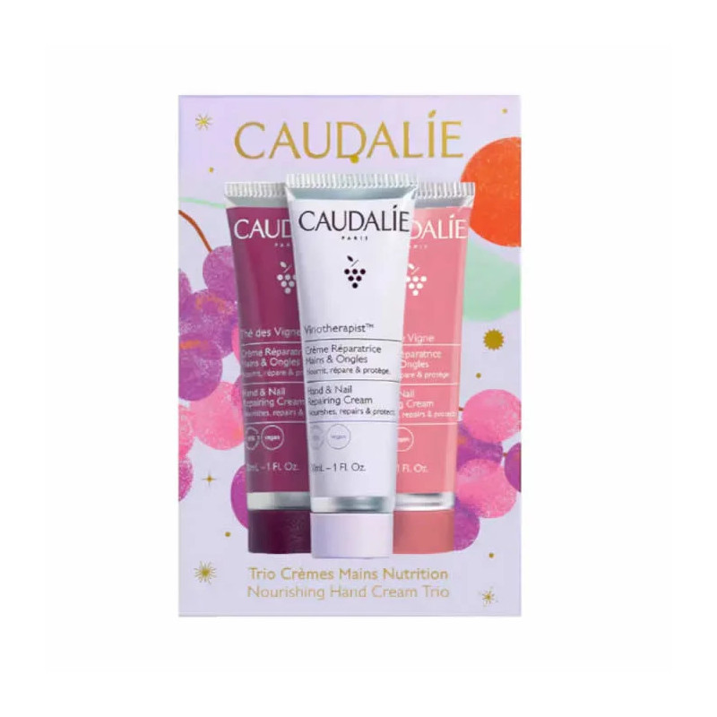 Caudalie Coffret Nourishing Hand Cream Trio 3 Produits