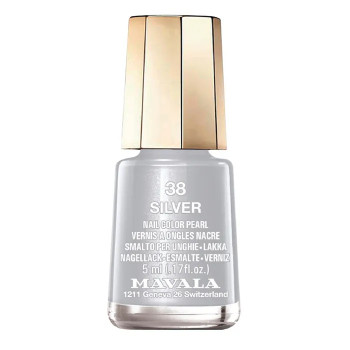 Vernis À Ongles Mavala 38 Silver 5ml - Élégance Et Brillance Kermatone