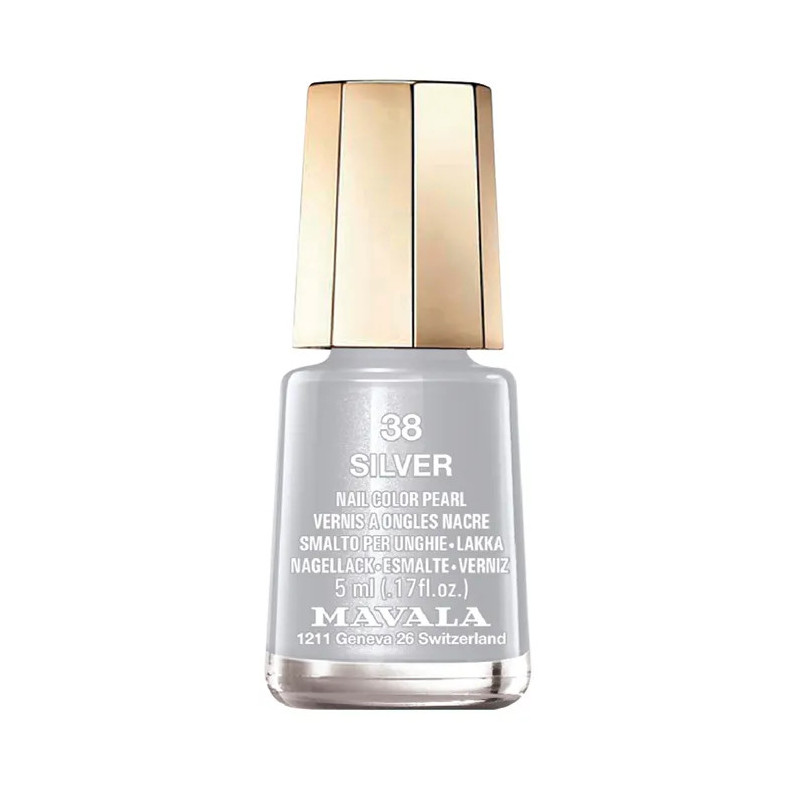 Vernis À Ongles Mavala 38 Silver 5ml - Élégance Et Brillance Kermatone