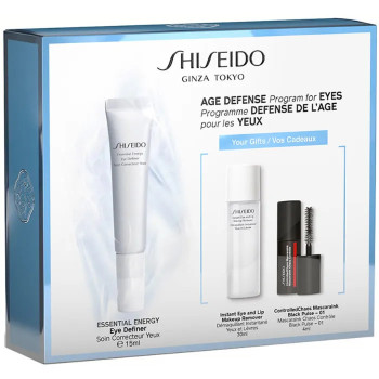 Shiseido Essential Energy Eye Definer 15 ml Coffret 3 Produits