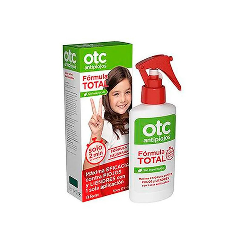 Otc Anti-Poux Spray Total 125ml - Élimination Efficace | Kermatone