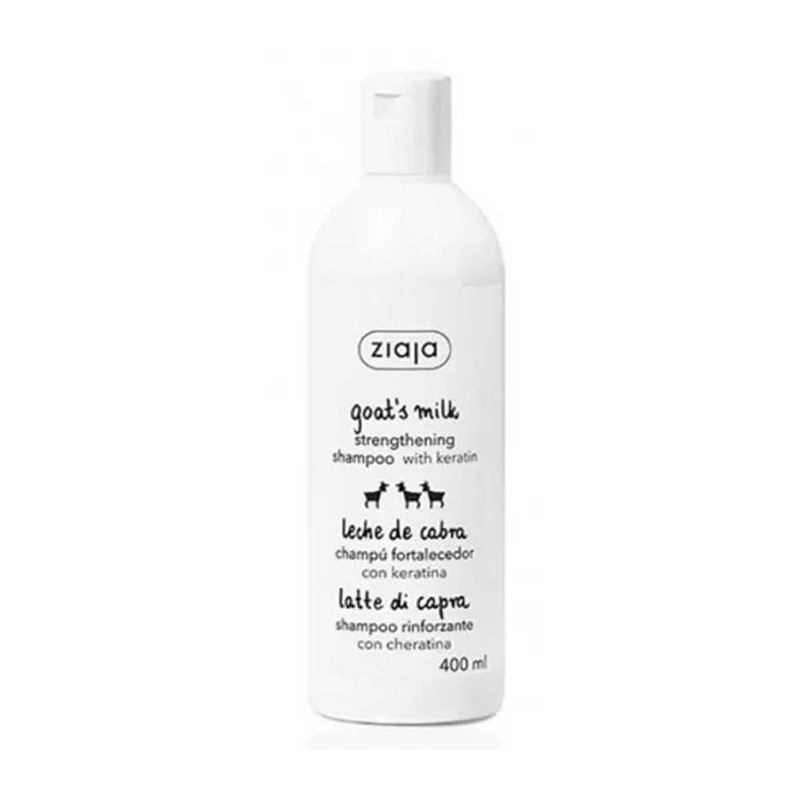 Ziaja Shampooing Leche De Cabra Fortifiant Kératine 400 ml