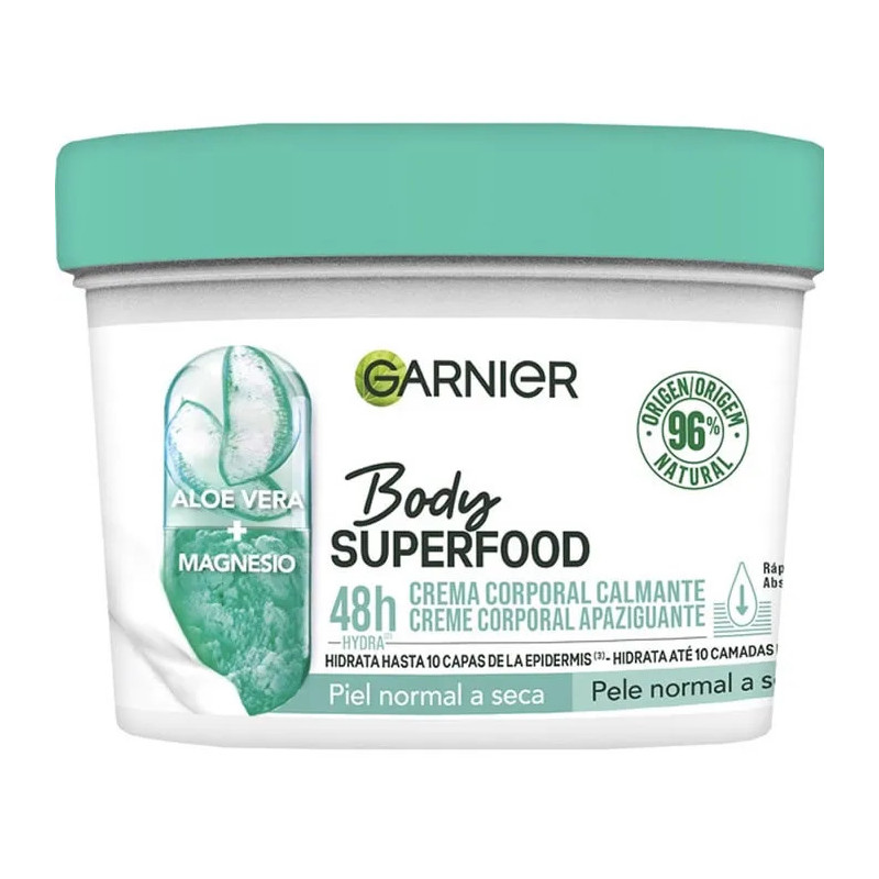 Garnier Body Superfood Aloe Vera Crème Corps Apaisante 380 ml