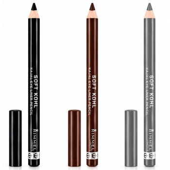 Rimmel Crayon khôl Soft Khol Kajal Eye Liner Pencil 061 Jet Black - 1,2 g