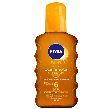 Nivea Sun Huile Vaporisateur SPF 6 200 ml