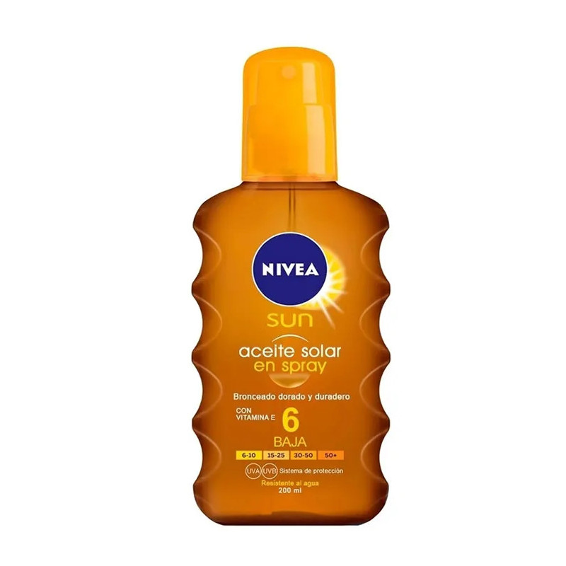 Nivea Sun Huile Vaporisateur SPF 6 200 ml