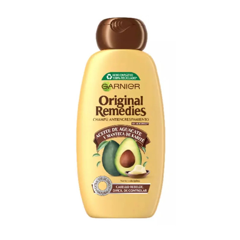Garnier Original Remedies Shampooing Avocat Et Karité 600 ml