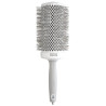 Olivia Garden Brosse Expert Blowout Speed Cerdas Onduladas Blanco y Gris - 65 mm