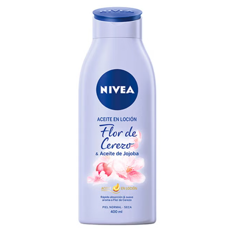 Nivea Huile Sèche Corporelle Fleur de Cerisier et Jojoba - 400 ml
