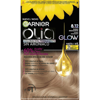 Garnier Olia Coloration Permanente Sans Amoniaque 8,12-Blon Iridiscent 1 U