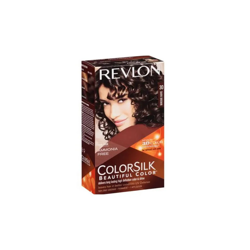 Revlon Colorsilk Sans Ammoniaque 20 Dark Brown | Kermatone