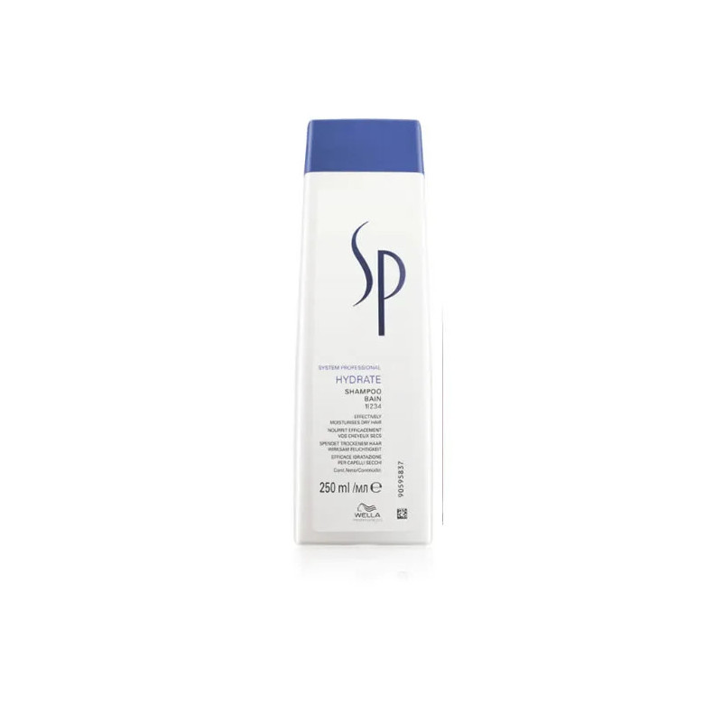 Wella Hydrate Shampooing 250ml - Cheveux Doux & Brillants | Kermatone