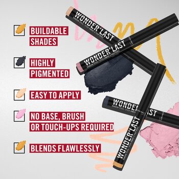 Rimmel London Wonder'last Fard à Paupières Stick 011 Blueberry | Kermatone