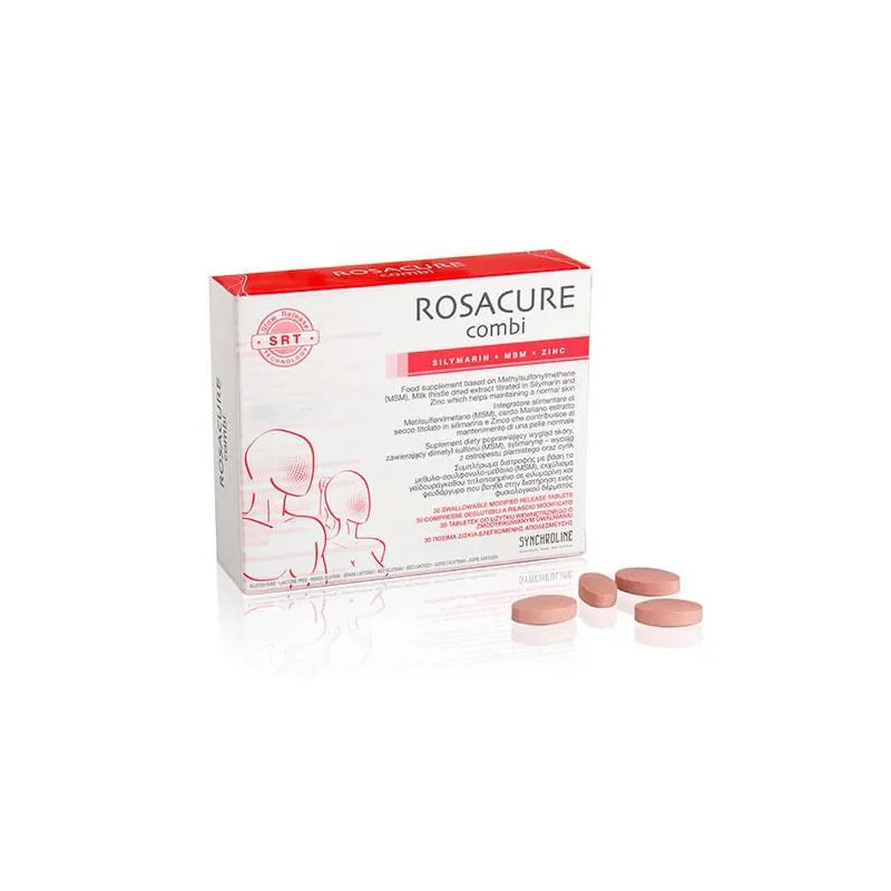 Endocare Rosacure Combi 30 Comprimés - Soin peau sensible | Kermatone