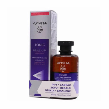 Apivita Lotion Contre La Chute Des Cheveux 150ml + Shampoing Tonique Pour Hommes 250ml Coffret 2 Pièces
