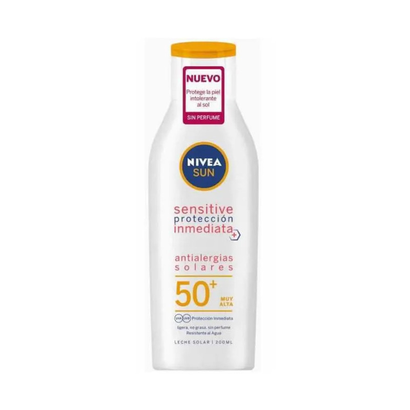 Nivea Sun Sensitive SPF50+ Lait 200ml - Protection optimale Kermatone