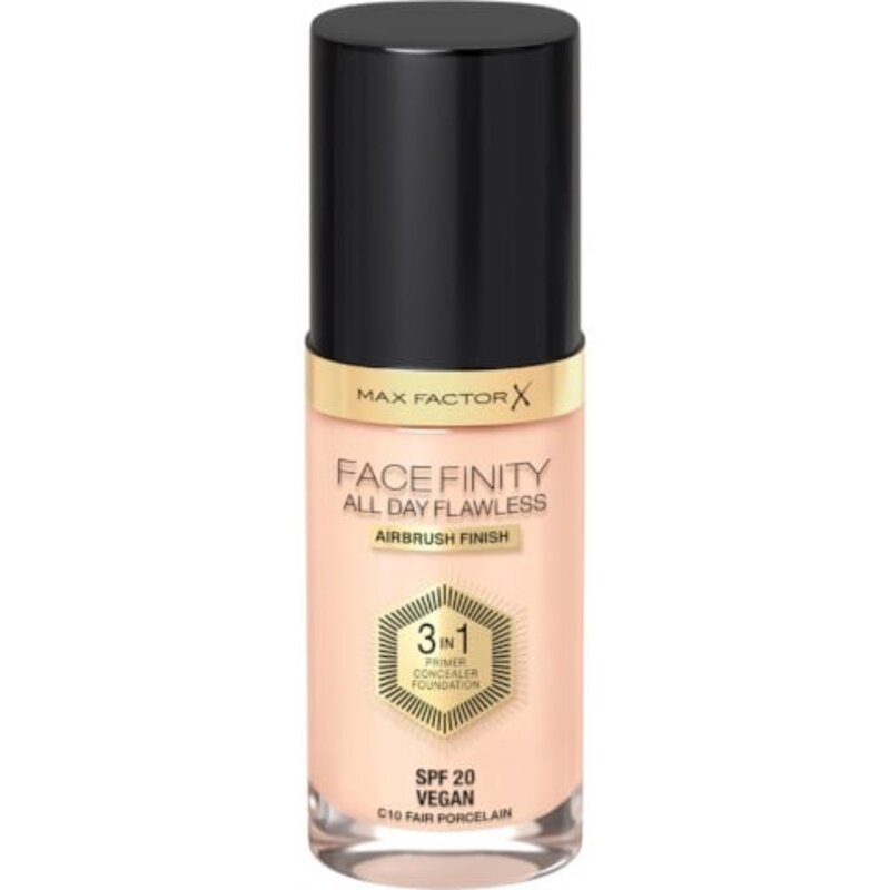 Max Factor Facefinity 3in1 Primer Concealer Foundation 35 Pearl Beige - 30 ml