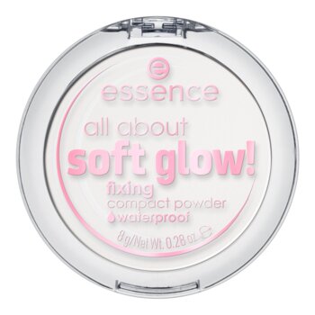 Essence Cosmetics All About Soft Glow! Poudre Compacte Résistante À L'Eau 8 g
