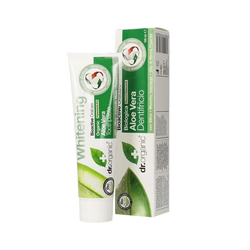 Dentifrice Dr Organic Aloe Vera 100ml - Kermatone