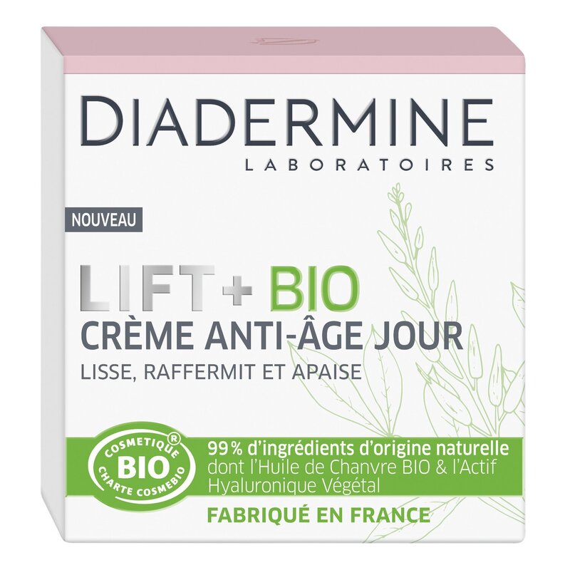 Diadermine Lift Bio Crème Jour Anti-Rides 50 ml