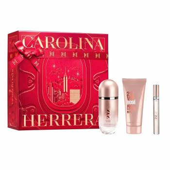 Carolina Herrera 212 Vip Rose Eau de Parfum Spray Coffret 3 Produits 80 ml