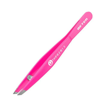 Beter Pince à Épiler Biseautée Rose - Précision Kermatone