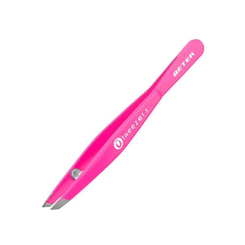 Beter Pince à Épiler Biseautée Rose - Précision Kermatone