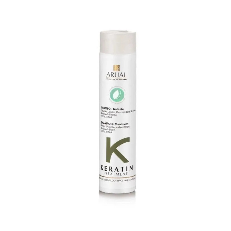 Shampooing Kératine Arual - Soin Réparateur Cheveux 250ml | Kermatone