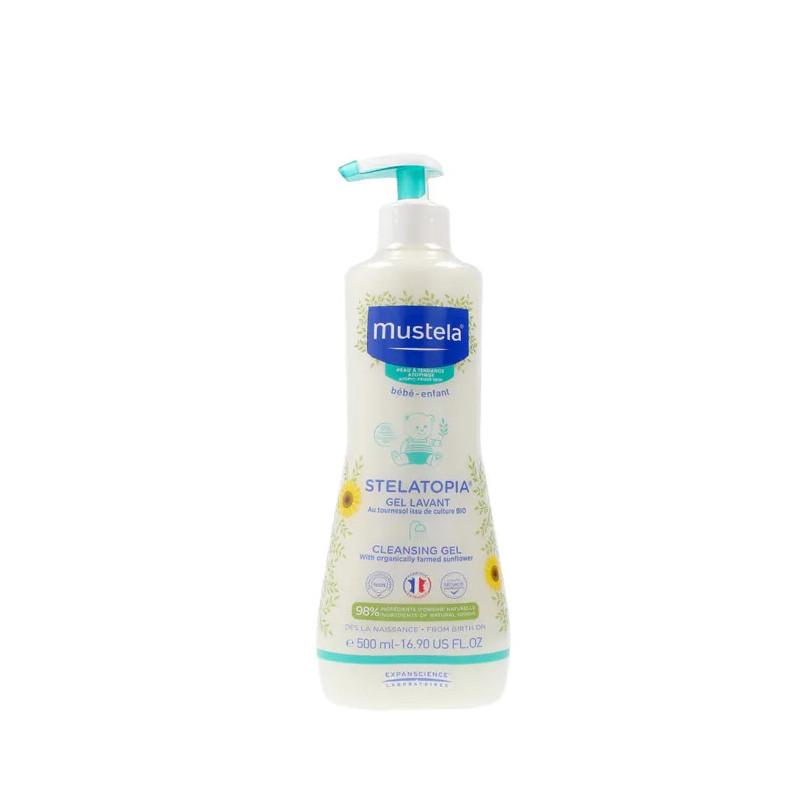 Gel Lavant Mustela Stelatopia 500 ml - Douceur & Hydratation | Kermatone