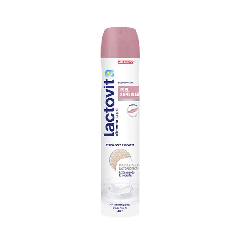 Lactovit Déodorant Sensitive 200ml pour peaux sensibles | Kermatone