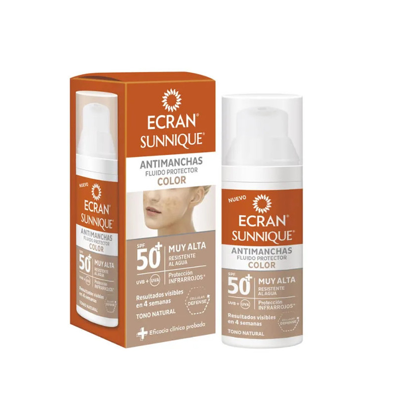 Ecran Sunnique Antimanchas Color SPF50 – Protection UV efficace | Kermatone