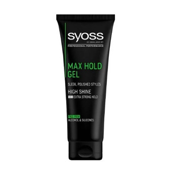 Syoss Max Hold Gel 250ml - Tenue Ultra Forte pour Vos Cheveux | Kermatone