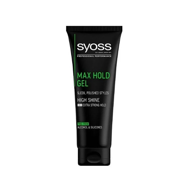 Syoss Max Hold Gel 250ml - Tenue Ultra Forte pour Vos Cheveux | Kermatone